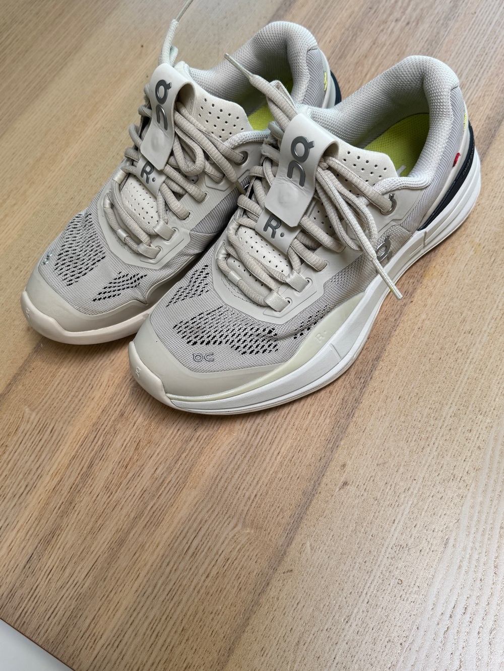 On Running Neutral Beige Athletic Sneakers